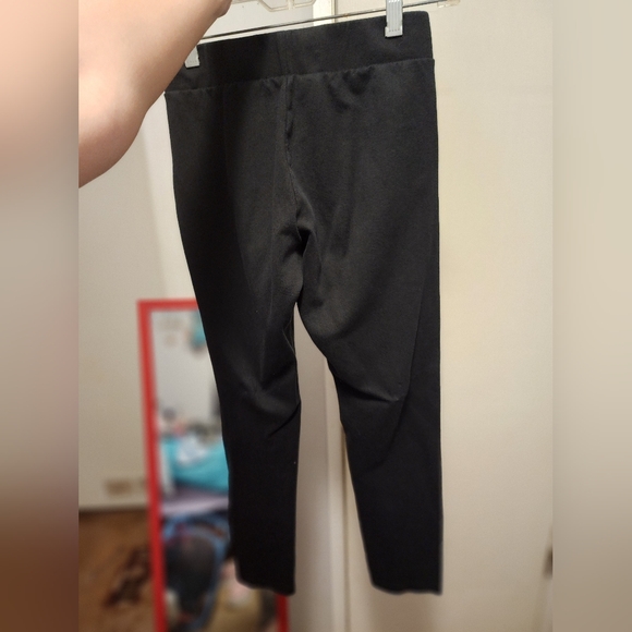 Girls Black Cherokee Leggings W/ Decorative Gold Zipper Pockets, Size ( XL14-16) - Picture 3 of 4